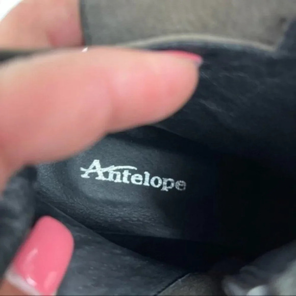 NEW Antelope Leather/Suede Ankle Boots Sz 38 - Picture 7 of 9